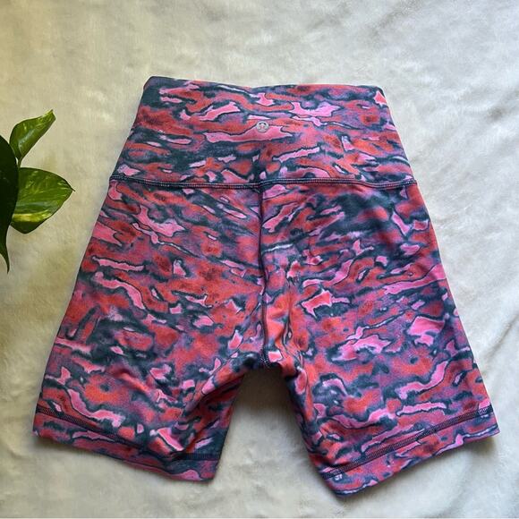 Lululemon Wunder Train High-Rise Shorts 6" in Chroma Clash Multi - Picture 7 of 11